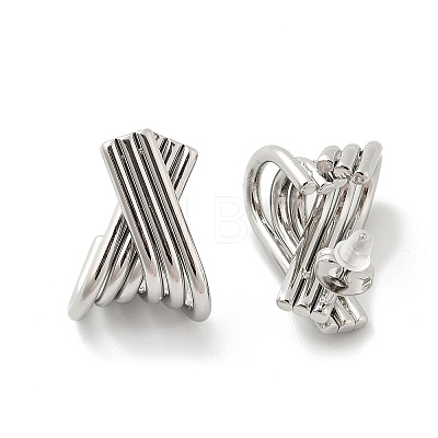 304 Stainless Steel Stud Earrings EJEW-M073-02P-1