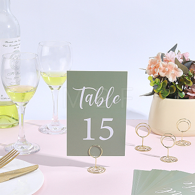 31Pcs Steel Place Card Holder OFST-HY0001-01-1