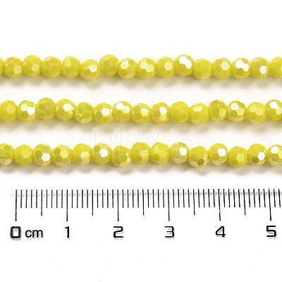 Opaque Glass Beads Stands EGLA-A035-P4mm-B04-1