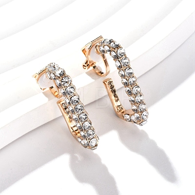 Alloy Silicone Clip-on Earrings EJEW-Z120-02G-03-1