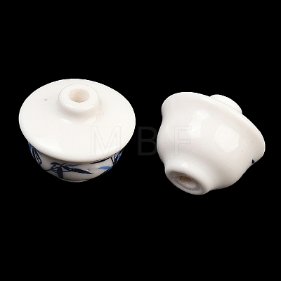 Handmade Printed Porcelain Beads LS-PORC-T136-03B-01-1