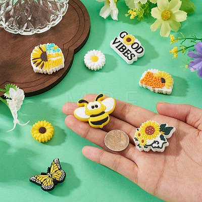 DIY Sunflower Beads Findings Kits DIY-TA0014-81-1