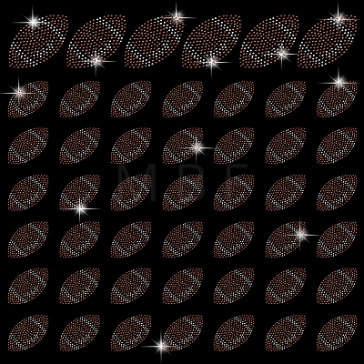 Glass Hotfix Rhinestone DIY-WH0622-654C-1