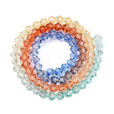 Gradient Color Baking Painted Glass Bead Strands X1-DGLA-A039-T2mm-A014-1