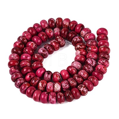 Dyed Synthetic Imperial Jasper Beads Strands G-Q606-99A-06-1