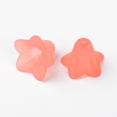 Transparent Acrylic Beads FACR-WH0004-01-1