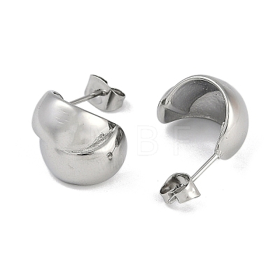 304 Stainless Steel Stud Earrings EJEW-Z075-10P-1