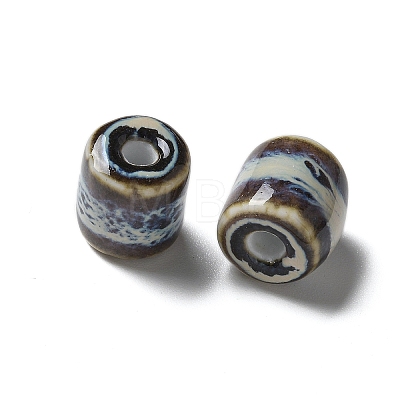 Handmade Porcelain Beads X1-PORC-L080-I10-1