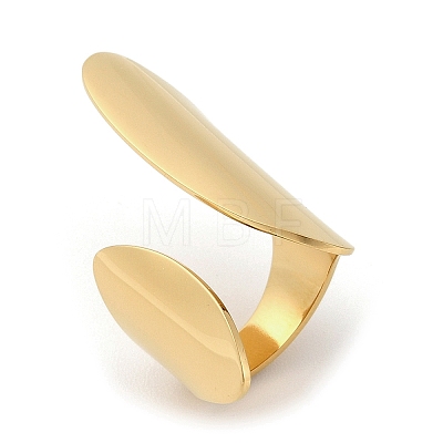 304 Stainless Steel Open Cuff Ring RJEW-Q775-01G-1