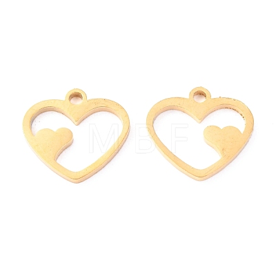 304 Stainless Steel Charms STAS-O142-42G-1