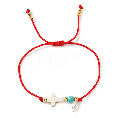 Adjustable Glass Charm Bracelets DL3128-1
