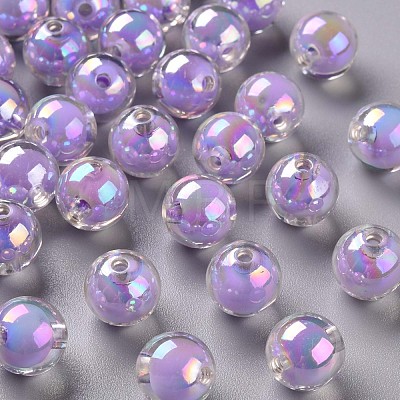 Transparent Acrylic Beads TACR-S152-16B-SS2114-1