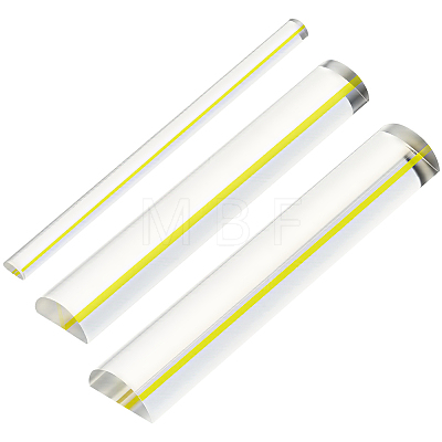 3Pcs 3 Styles Transparent Acrylic Magnifying Finder AJEW-BC0010-81A-1