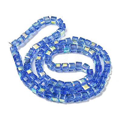 Electroplate Glass Beads Strands EGLA-M031-01A-HR04-1