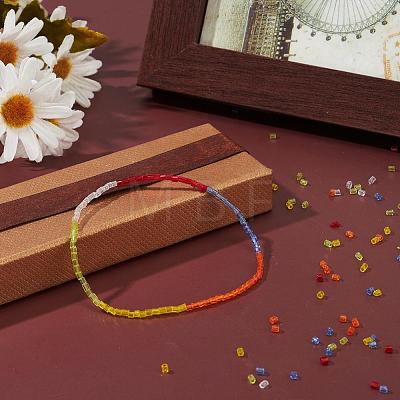 DIY Transparen Tube Glass Beads Bracelet Making Kit DIY-YW0004-36A-1