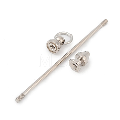 Alloy Bar Beadable Keychain for Jewelry Making DIY Crafts LS-KEYC-A015-01P-1