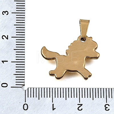 304 Stainless Steel Pendants STAS-G400-01G-02-1