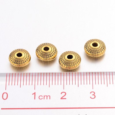 Tibetan Style Alloy Spacer Beads LS-GLF0391Y-1