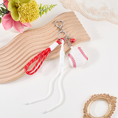 1Pc Sports ThemePU Leather Keychains KEYC-SP0001-67E-1