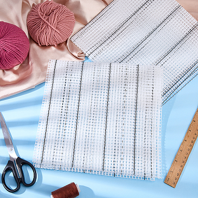 Polyester Carpet Crochet Mesh Fabric AJEW-WH0481-751-1