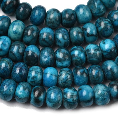 Natural Map Stone/Picasso Stone/Picasso Jasper Beads Strands G-A280-A13-01-1