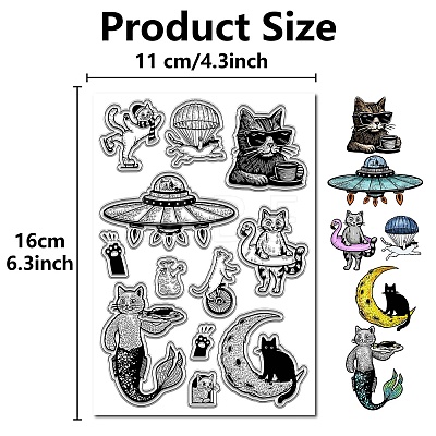 Custom PVC Plastic Clear Stamps DIY-WH0439-0158-1