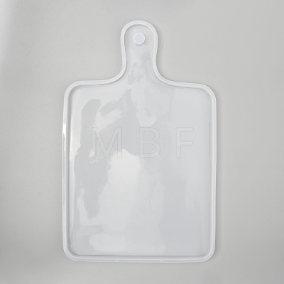 Rectangle Handle Dinner Plate Silicone Molds X-DIY-L021-54-1