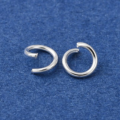 Brass Open Jump Rings KK-G604-08S-17-1