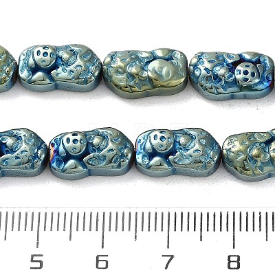 Electroplated Synthetic Non-magnetic Hematite Beads Strands G-F767-03C-1