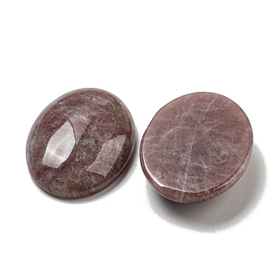 Natural Strawberry Quartz Cabochons G-C115-01B-18-1