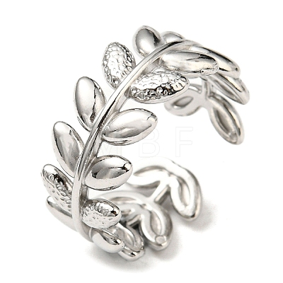 Non-Tarnish 304 Stainless Steel Cuff Rings RJEW-E076-02P-1