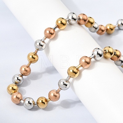 304 Stainless Steel Ball Chains Necklaces for Unisex NJEW-K305-01B-1