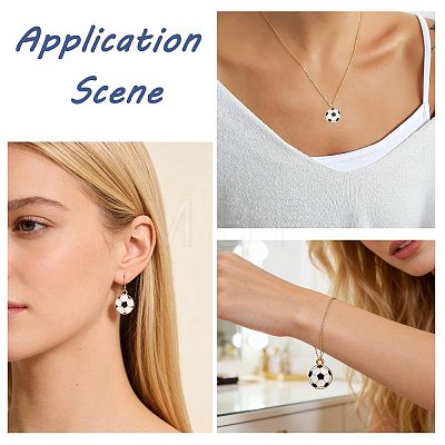 64Pcs 2 Styles Alloy & Enamel Pendants ENAM-PH0003-39-1
