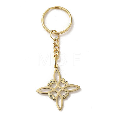 304 Stainless Steel Keychains KEYC-P019-02G-1