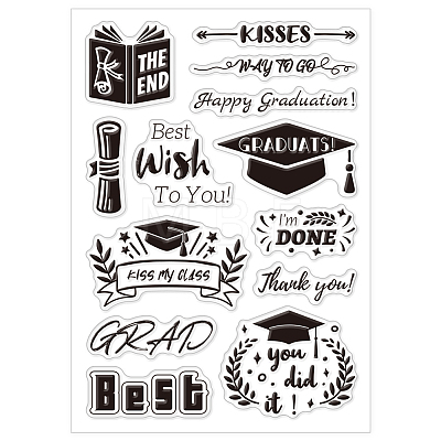 Custom PVC Plastic Clear Stamps DIY-WH0618-0145-1