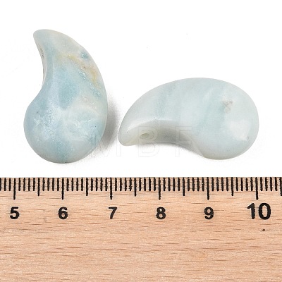 Natural Flower Amazonite Pendants G-B195-03J-1