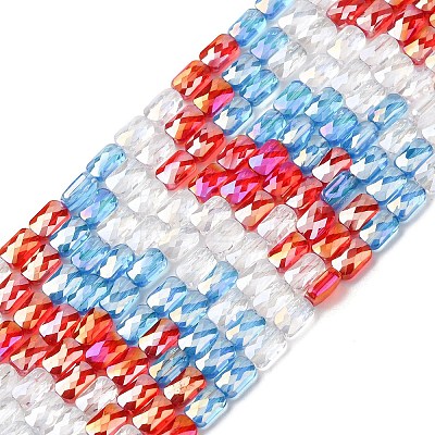 Electroplate Glass Beads Strands EGLA-D300-05-17-1