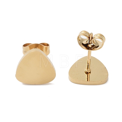 PVD Vacuum Plating 304 Stainless Steel Stud Earrings for Women EJEW-A048-46M-G-1