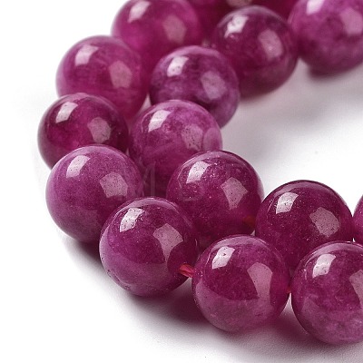 Dyed Natural Malaysia Jade Beads Strands G-G021-02C-03-1