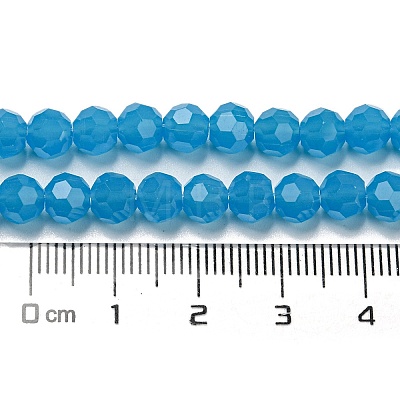 Imitation Jade Glass Beads Stands EGLA-A035-J6mm-D07-1