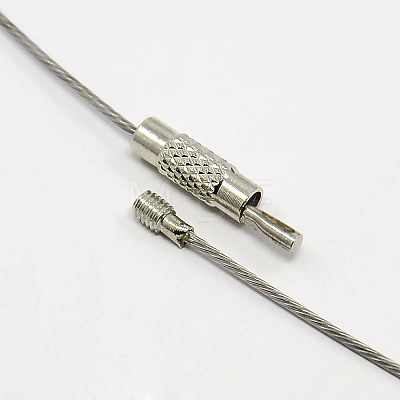 Steel Wire Necklace Cord X-TWIR-SW001-5-1