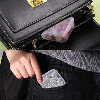 Transparent Plastic Bead Containers CON-YW0001-04-1