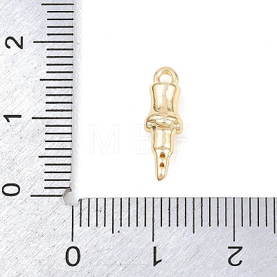 Brass Micro Pave Cubic Zirconia Pendants KK-A283-02C-G-1