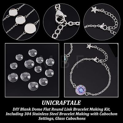 Unicraftale DIY 304 Stainless Steel Rolo Chain Lariat Necklace Making DIY-UN0001-93-1