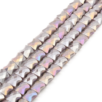 AB Color Plate Glass Beads Strands EGLA-P051-06A-B05-1