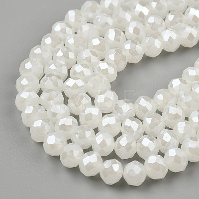 Electroplate Glass Beads Strands EGLA-A044-J6mm-A05-1