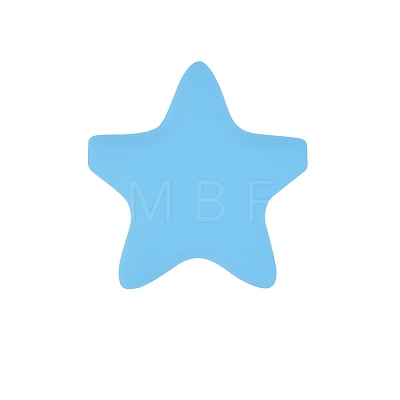 Star Silicone Beads PW-WG37751-31-1