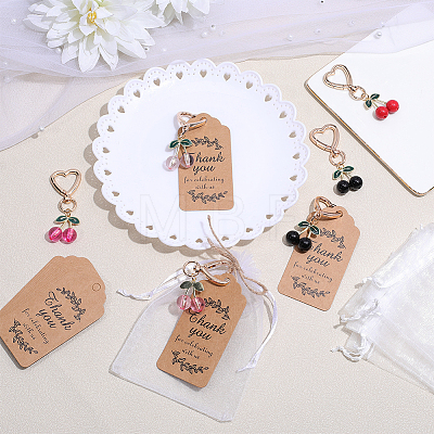 Alloy Enamel & Resin Keychains HJEW-WR00054-1