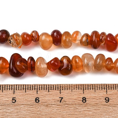 Natural Red Agate Beads Strands G-L655-A01-01B-1