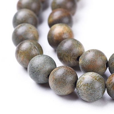 Natural Sandalwood Beads Strands WOOD-F008-02-C-1